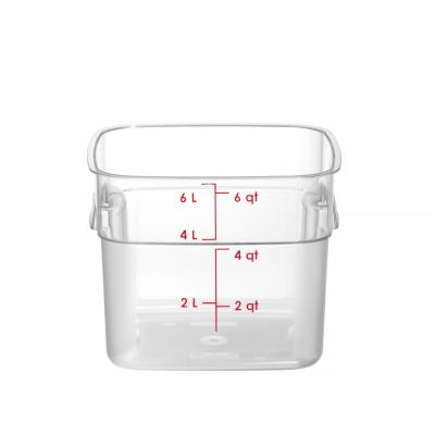 Nádoba na potraviny CamSquares Fresh Pro , Cambro, 5,7L, Průhledná, 229x229x(H)180mm | 6SFSPROCW135